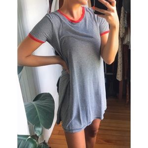 Striped T-Shirt Dress